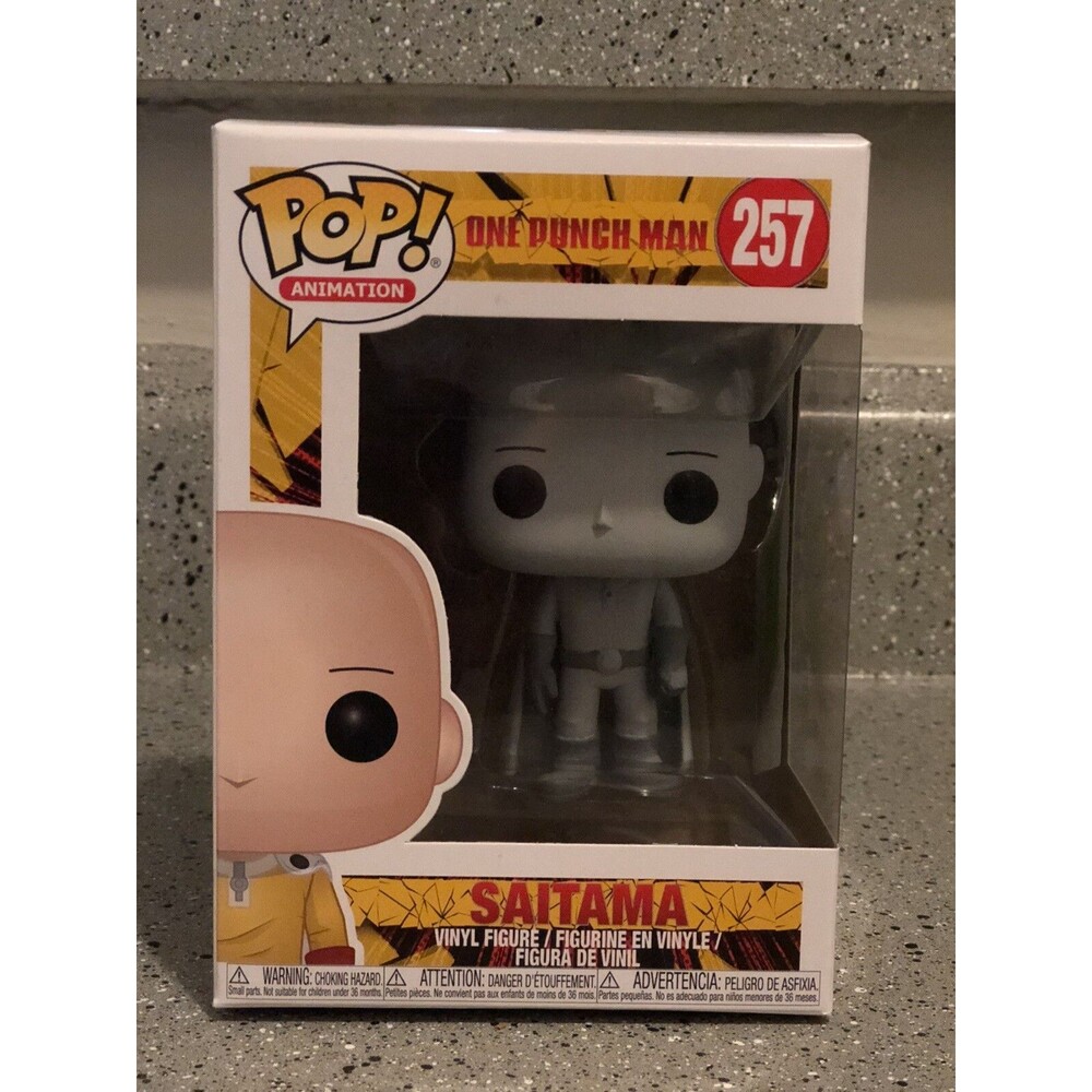 Funko Pop Animation One-Punch Man Saitama #257 Manga Version CUSTOM